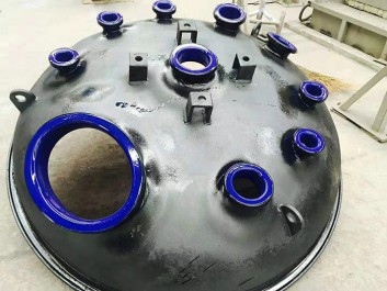 搪玻璃反应釜现场