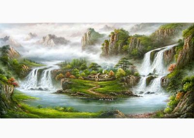 山东淄博艺博壁画厂