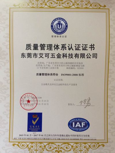 东莞市艾可五金科技有限公司