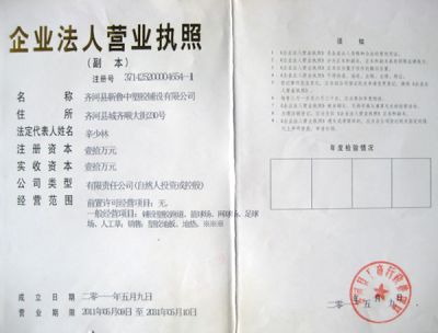 齐河县新鲁中塑胶铺设有限公司